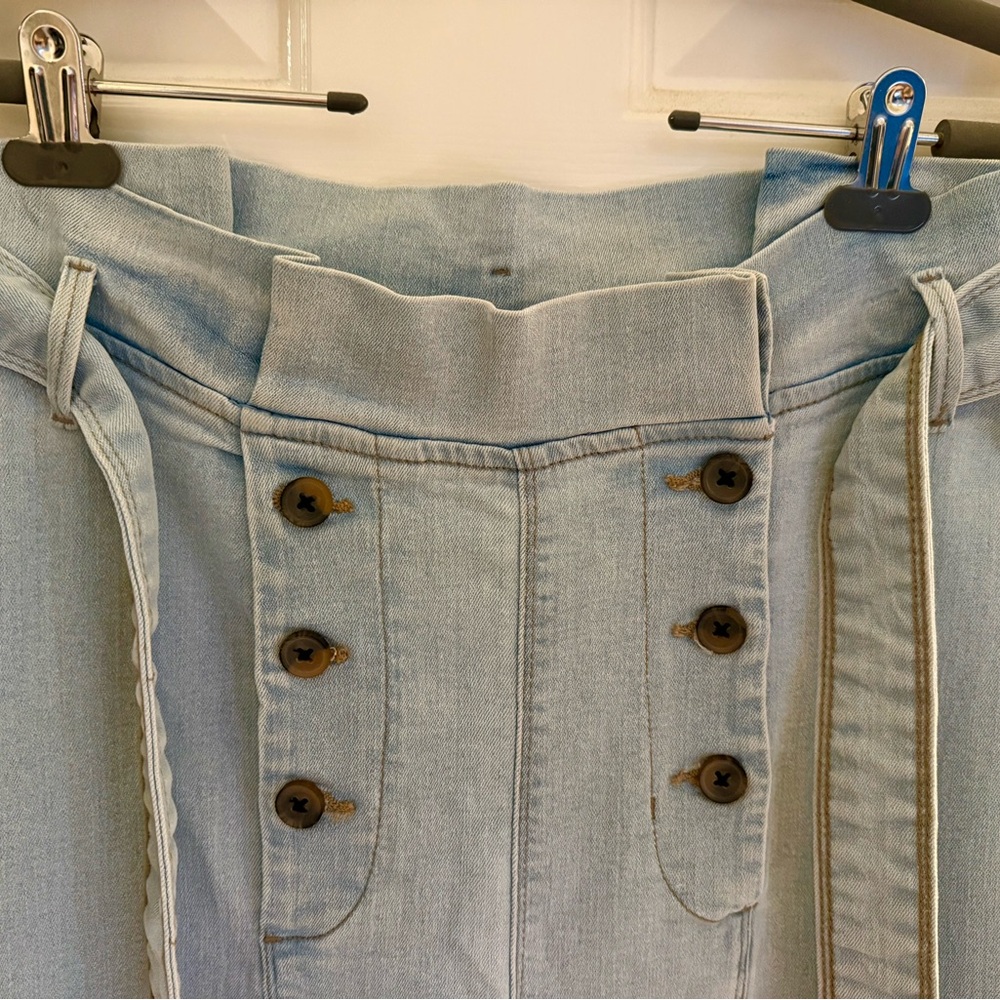 VENUS High Rise Light Blue Jeans with Tie Belt - Picture 11 of 11